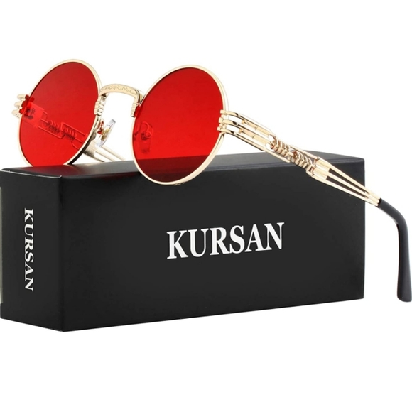 Round frame Sunglasses Men Women UV400 Polarized - Picture 4 of 7